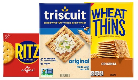 Select Wheat Thins, Triscuit & Ritz crackers