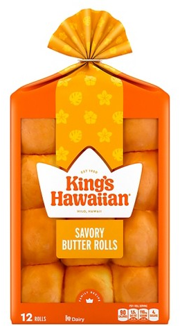 Select King’s Hawaiian rolls & buns