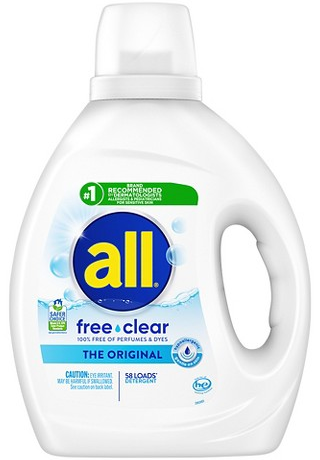 All® Free Clear 73-oz. unscented liquid laundry detergent