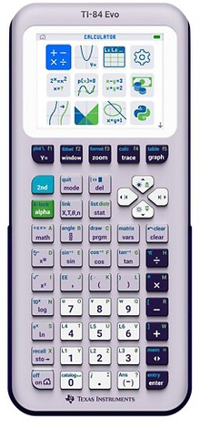 TI-84 Evo graphing calculator