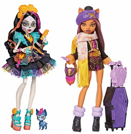 Monster High Skelita Calaveras fashion & Skulltimate Secrets doll & accessories