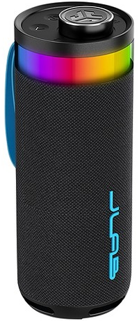 JLab Go Party portable waterproof Bluetooth speaker with RGB lighting