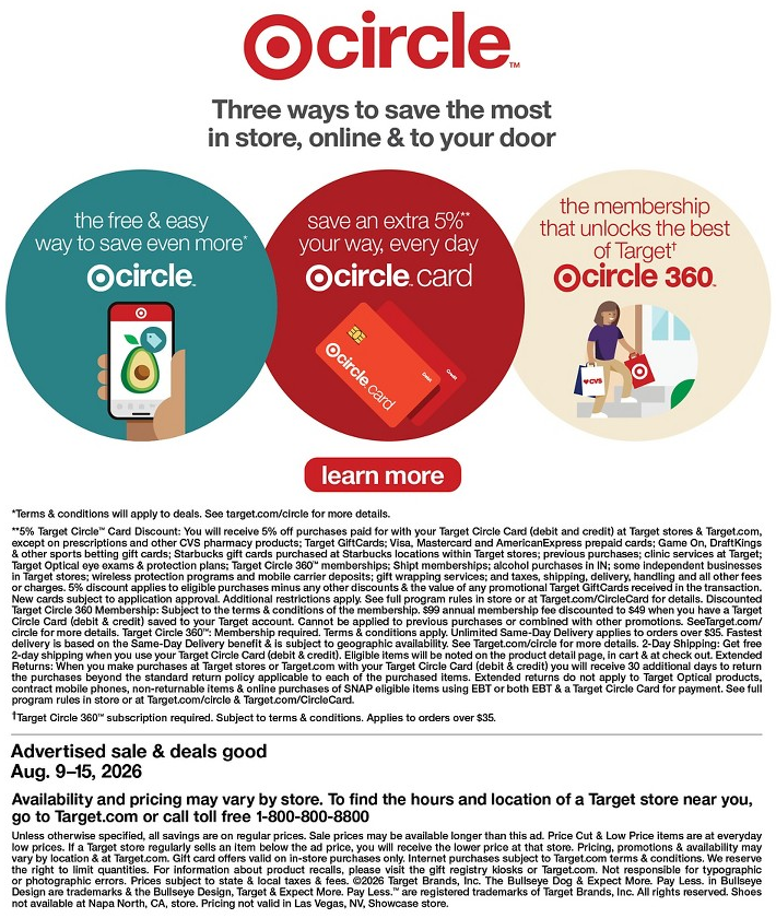 Target Weekly Ad Page 44