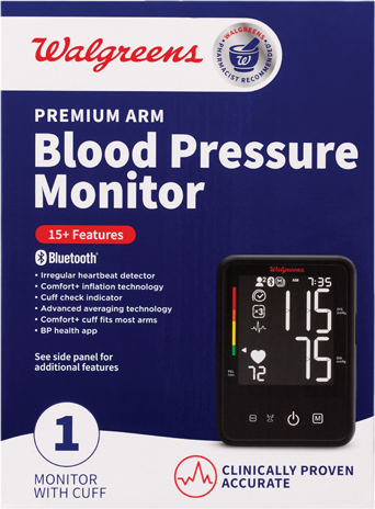 Walgreens Premium Arm Blood Pressure Monitor