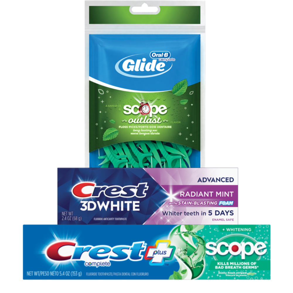 Crest or Oral-B Dental Care