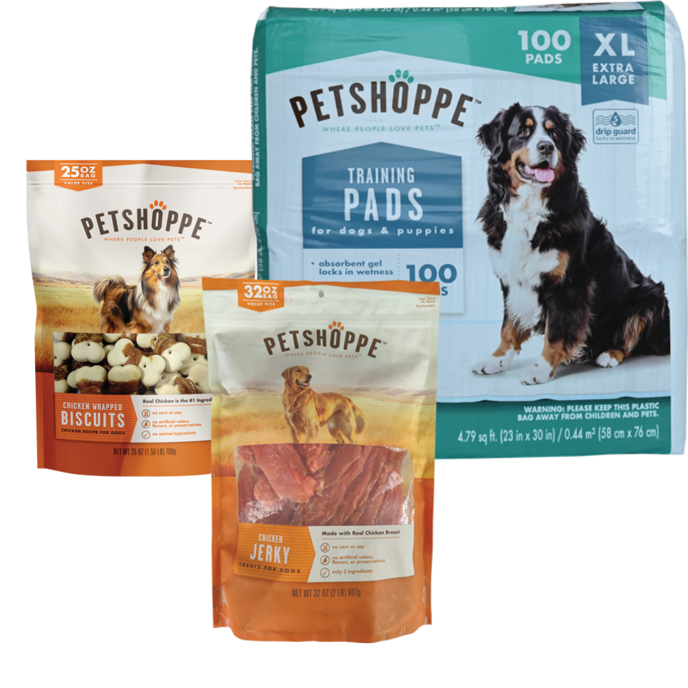 PetShoppe™ Dog Leashes, Treats, Toys or Training Pads