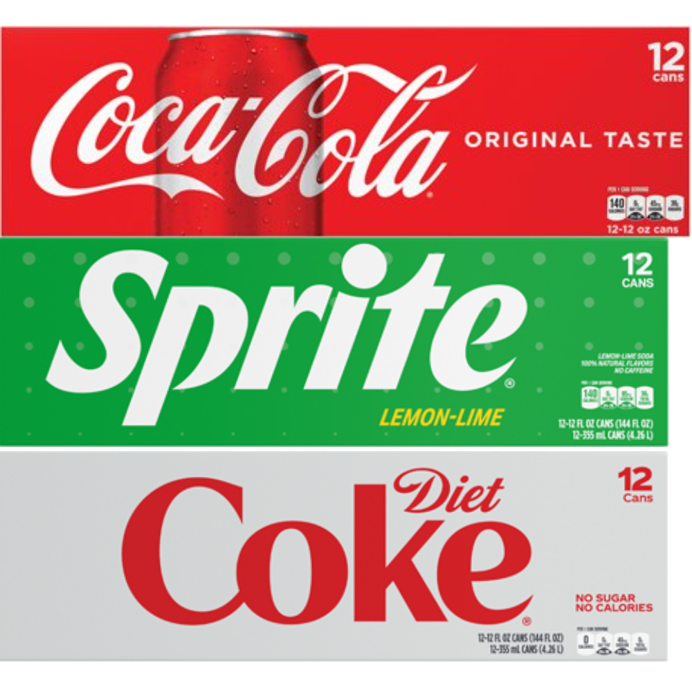 12-Pack Coca-Cola Products