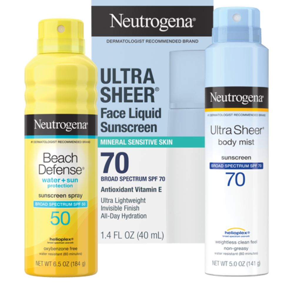 Aveeno or Neutrogena Sun Care