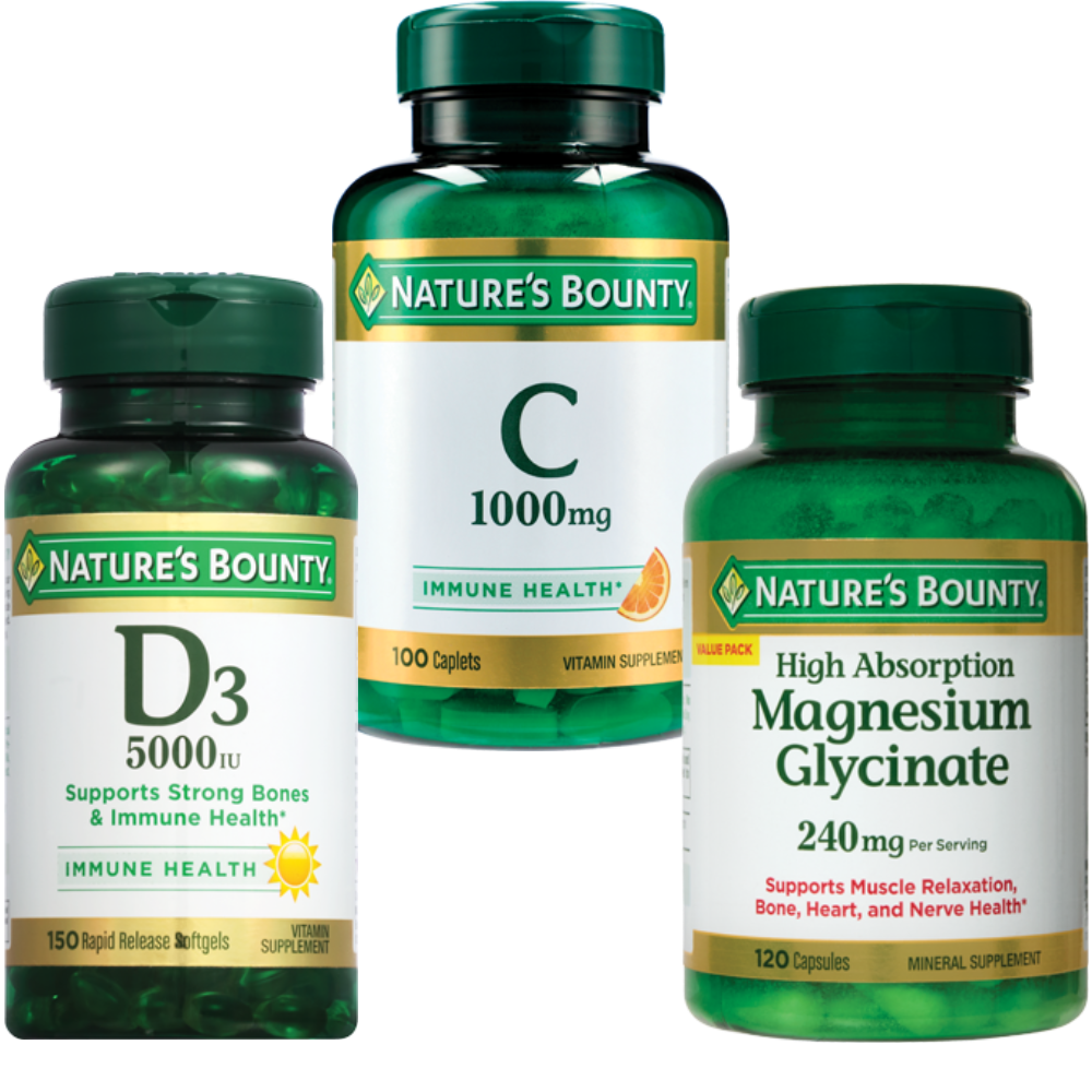 Mix and Match Nature's Bounty Probiotics, Vitamins and Supplements