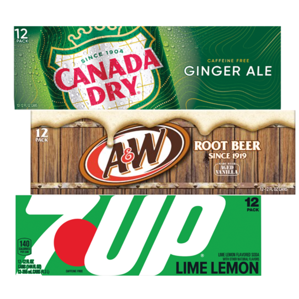 12-Pack Canada Dry or Dr Pepper Products