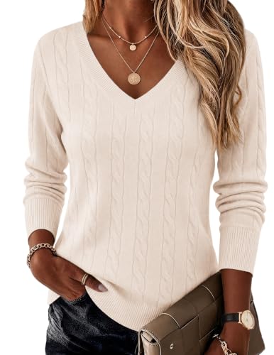 Women's V-Neck Pullover Sweater