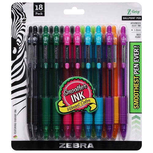 Zebra Z-Grip Pens Bundle