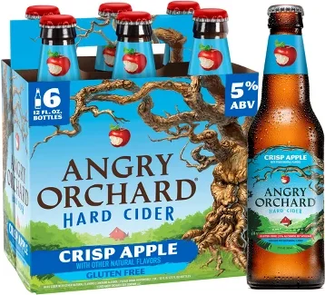 Angry Orchard Crisp Apple Hard Cider - 6pk/12 fl oz Bottles
