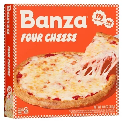 Banza Chickpea Gluten Free Protein Cheese Frozen Pizza - 10.9oz