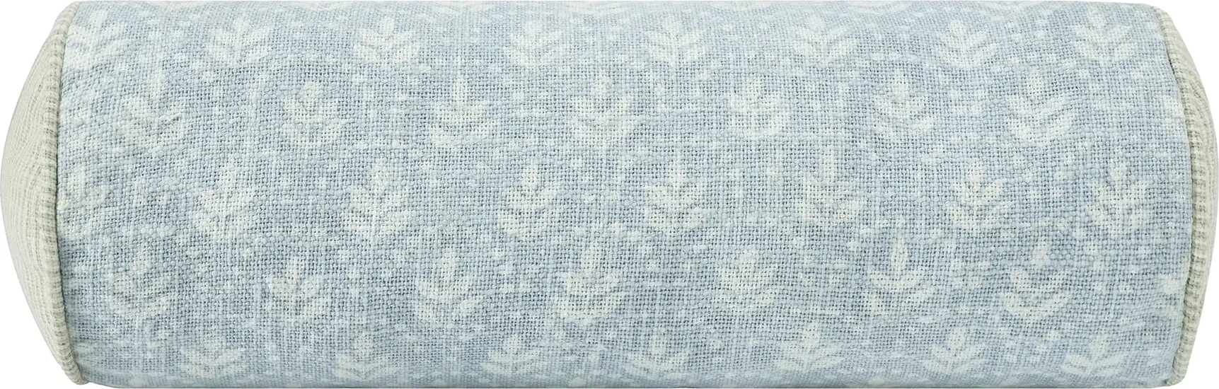 Beautiful 8" x 20" Hydrangea Block Print Bolster Decoration Pillow by Drew Barrymore