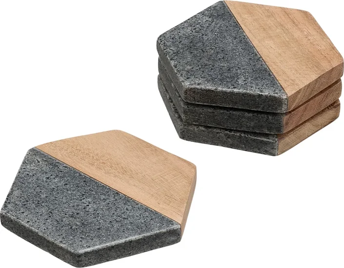 Better Homes & Gardens Marble Coasters, 4-Piece Set