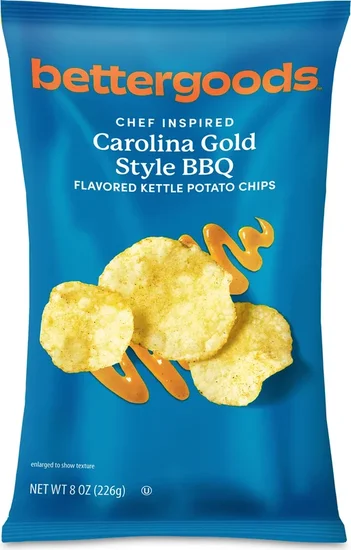bettergoods Chef Inspired Carolina Gold Style BBQ Flavored Kettle Potato Chips
