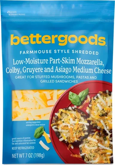 bettergoods Farmhouse Style Gourmet Breakfast Blend Shredded Cheese