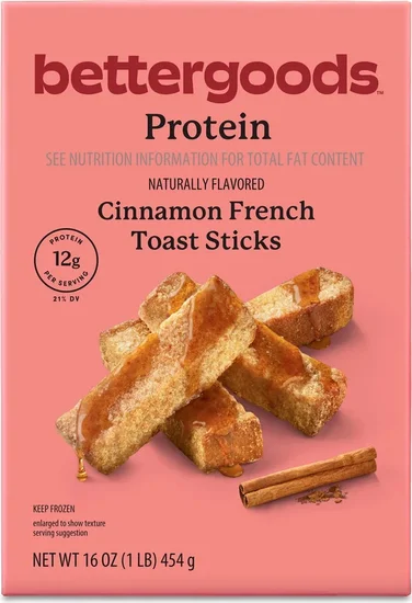 Bettergoods High Protein Cinnamon French Toast Sticks