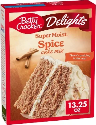Betty Crocker Delights Spice Super Moist Cake Mix - 13.25oz