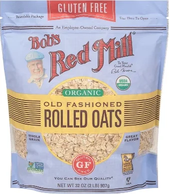 Bob's Red Mill Gluten Free Organic Old Fashioned Rolled Oats - 32oz