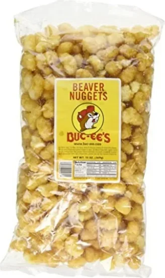 Buc-ee's Famous Beaver Nuggets Sweet Corn Puff Snacks (Original Caramel)