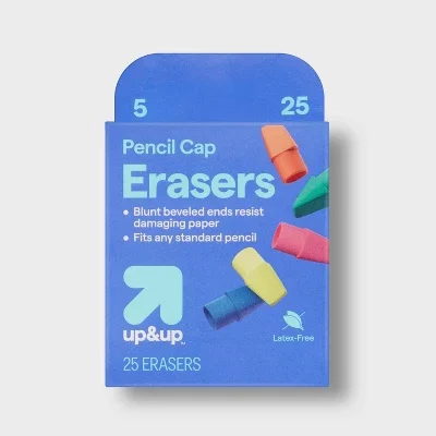 Cap Erasers 25ct