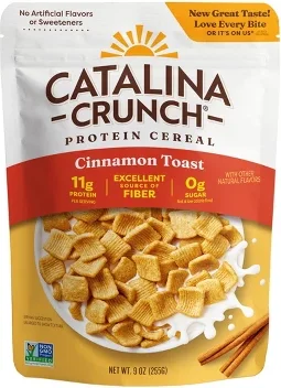 Catalina Crunch Cinnamon Toast Protein Breakfast Cereal - 9oz