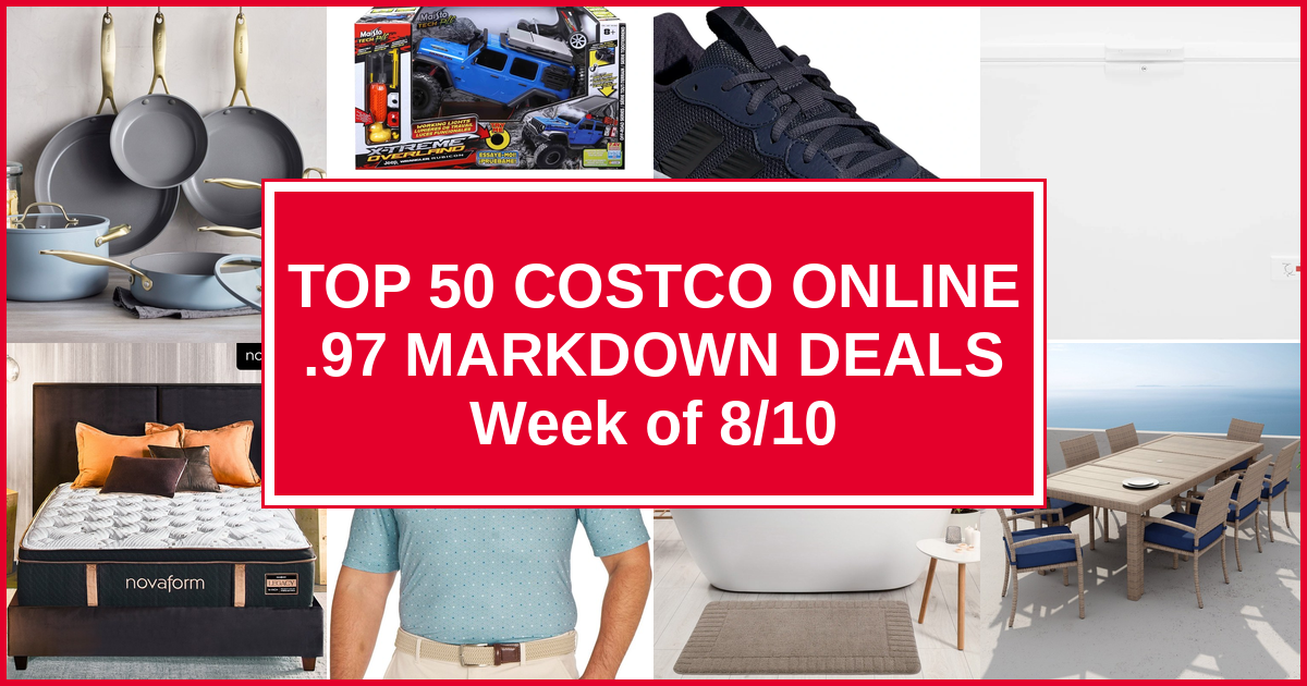 Top 50 Costco Online .97 Markdown Deals — Week of 8/10