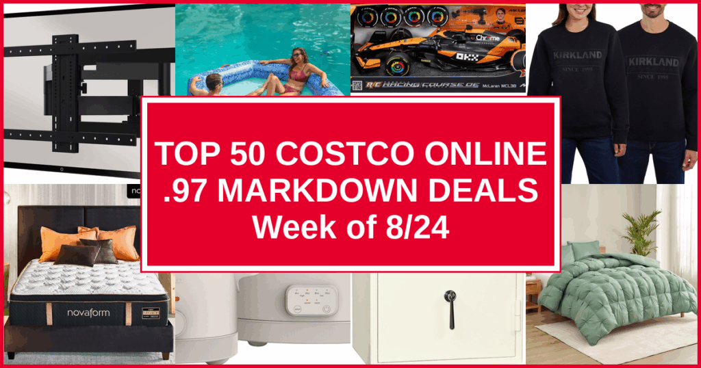 Top 50 Costco Online .97 Markdown Deals — Week of 8/24