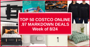 Top 50 Costco Online .97 Markdown Deals — Week of 8/24