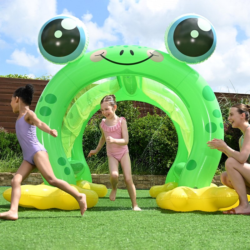 H2OGO! Froggy Fun Inflatable Sprinkler Tunnel
