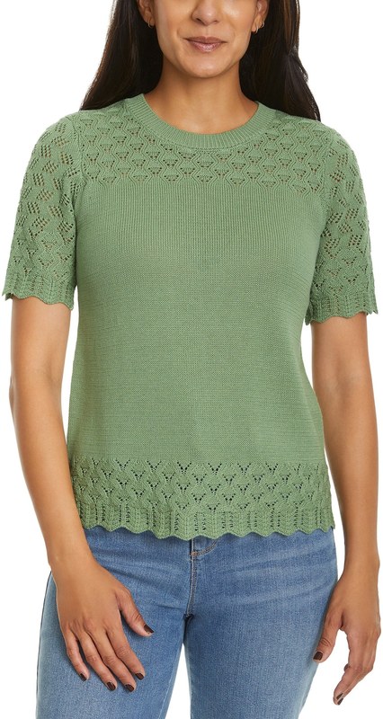 Jessica Simpson Women's Short Sleeve Sweater