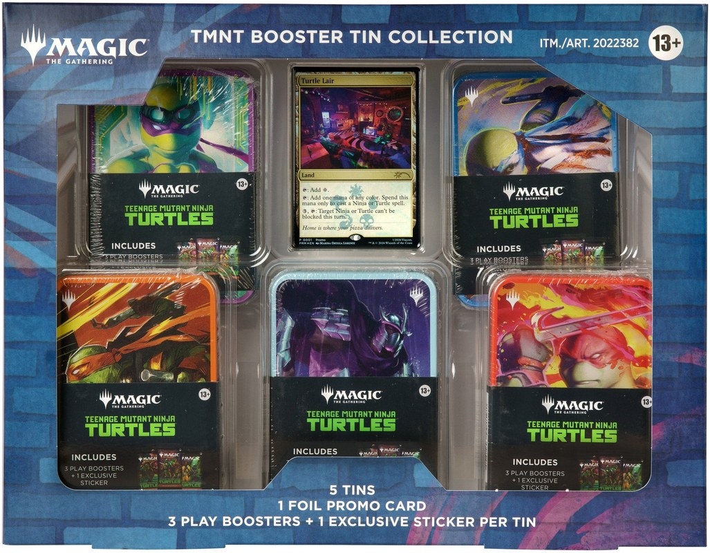 Magic: the Gathering - Teenage Mutant Ninja Turtles - Universes Beyond 5 Tin Booster Collection