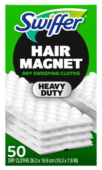Swiffer Sweeper Heavy Duty Dry Sweeping Cloth Refills, 50-count