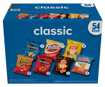 Frito Lay Classic Mix, 1 oz, Variety Pack, 54-count