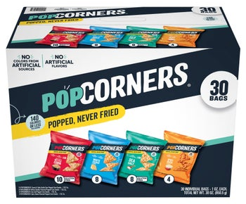 PopCorners Popped Corn Snacks Variety Pack, 1 oz, 30-Count