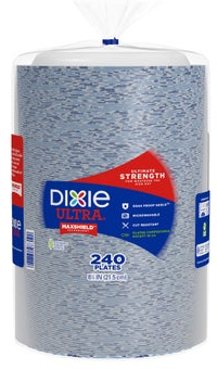 Dixie Ultra 8-1/2" Paper Plate, 240-count