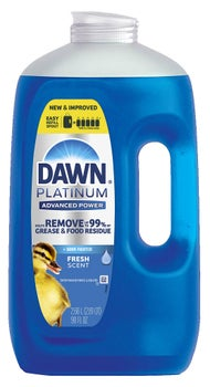 Dawn Platimum Advanced Power Dishwashing Liquid, Fresh, 90 fl oz