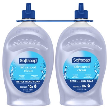 Softsoap Advanced Clean Liquid Hand Soap Refill 80 oz, 2-pack