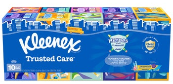 Kleenex Trusted Care Facial Tissue, 2-Ply, 230-count, 10-pack