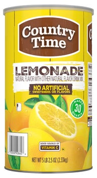 Country Time, Drink Mix, Lemonade, 82.5 oz