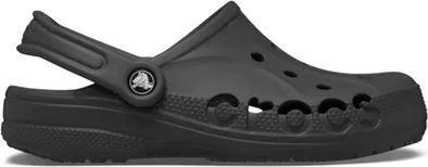 Crocs Adult Baya Clogs, Black, W12/M10