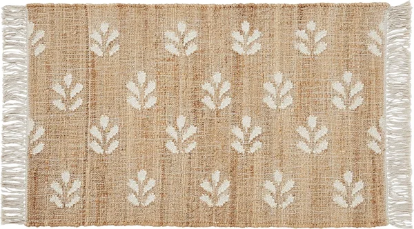 Dave & Jenny Marrs for Better Homes & Gardens Floral Jute Accent Rug, 2 ft x 3 ft