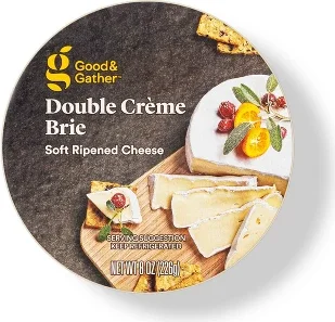 Double Crème Brie Cheese Wheel - 8oz - Good & Gather™
