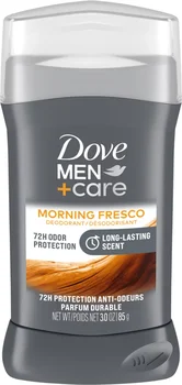 Dove Men+Care Morning Fresco Aluminum Free Deodorant Stick, 3 oz