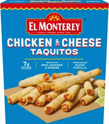 El Monterey Frozen Chicken and Cheese Taquitos - 20oz/20ct