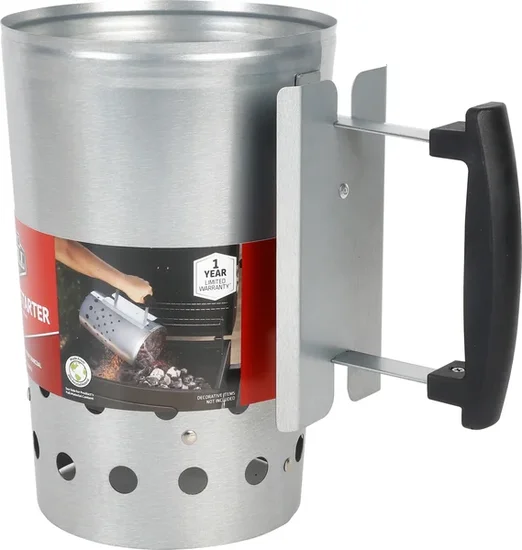 Expert Grill Charcoal Chimney Starter for Outdoors, with Safety Handle