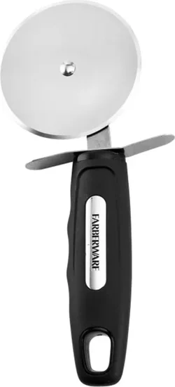 Farberware Professional Stainless Steel Pizza Cutter with Black Handle