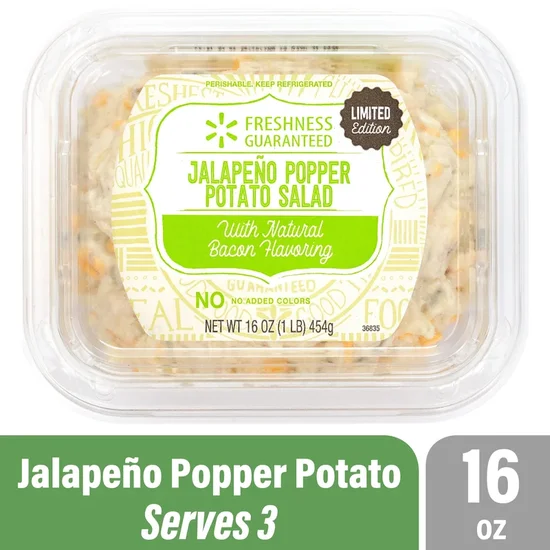 Freshness Guaranteed Ready-to-Serve Jalapeno Popper Potato Salad, 16 oz Small Tub (Refrigerated)